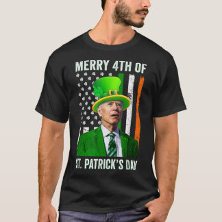 T-shirt Joyeux 4e jour de la Saint Patrick Joe Biden Lepre