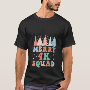 T-shirt Joyeux 4K Squad Kindergarten Enseignant 4K Kinder 