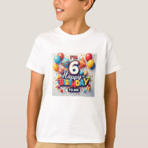 Joyeux 6e anniversaire de la fête des garçons'
