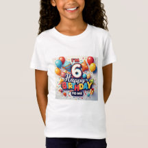 Joyeux 6e anniversaire Fête des filles