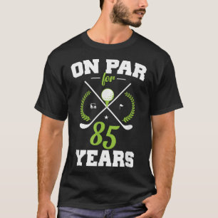 T-shirt Joyeux 85e anniversaire de 85 ans pour les golfeur