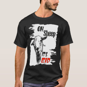 T-shirt Joyeux Aïd Adha Moubarak Cool Islamique Oh mouton