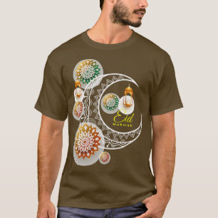 T-shirt Joyeux Aïd Alfitr Moubarak Kareem, Joyeux Ramadan