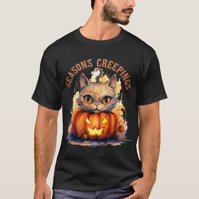T-shirt joyeux alloween (Devant)