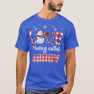 T-shirt Joyeux amour de NoëlÊtre appelé grand-père Snowman