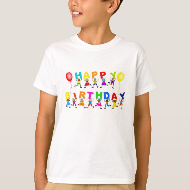 T-shirt Joyeux anniversaire (Devant)