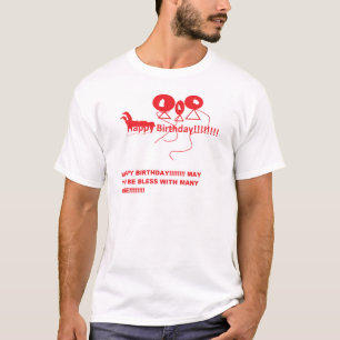 T-shirt Joyeux anniversaire ! ! ! ! ! ! ! ! ! !