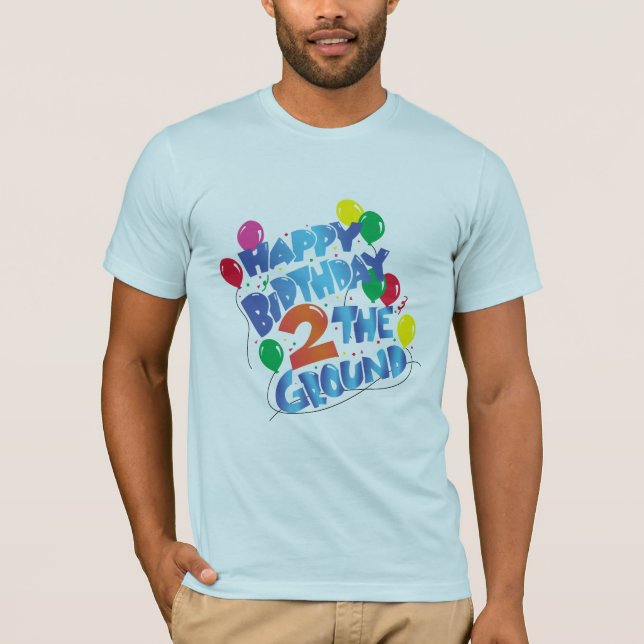 T-shirt Joyeux anniversaire (Devant)