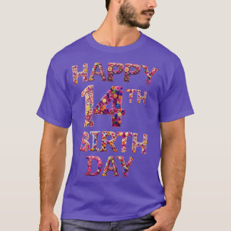 T-shirt Joyeux anniversaire 14e