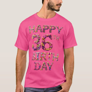T-shirt Joyeux anniversaire 36e