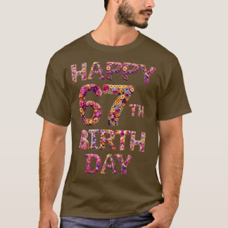 T-shirt Joyeux anniversaire 67e