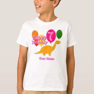 T-shirt Joyeux anniversaire 7 ans de partie de ballon de