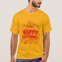 Joyeux anniversaire avec gâteau d'anniversaire