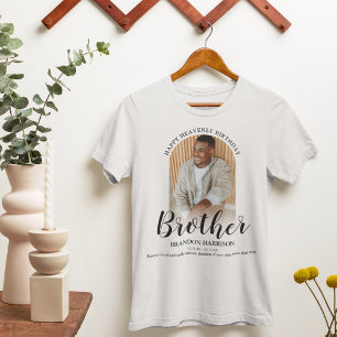 T-shirt Joyeux anniversaire céleste Photo Mémorial T-Shi