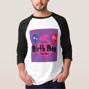 T-shirt Joyeux Anniversaire – Conception de fête de célébr