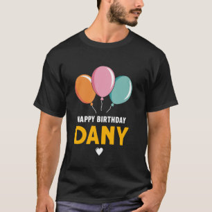 T-shirt Joyeux Anniversaire Dany