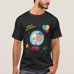 T-shirt Joyeux Anniversaire De Bubu Panda À Dudu Bearâ j
