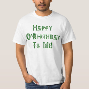 T-shirt Joyeux anniversaire de Jour de la Saint Patrick à