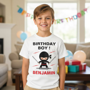 T-shirt Joyeux Anniversaire de Ninja Mignon