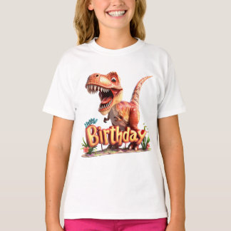 T-shirt Joyeux Anniversaire Dinosaure – Fête d'anniversair