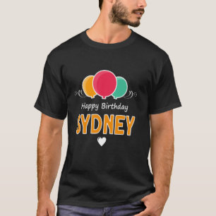 T-shirt Joyeux anniversaire disant Sydney