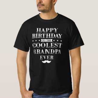 T-shirt joyeux anniversaire grand-père