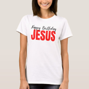 T-shirt Joyeux anniversaire Jésus Noël