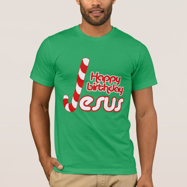 T-SHIRT JOYEUX ANNIVERSAIRE JÉSUS - .PNG (Devant)