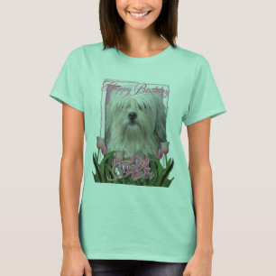 T-shirt Joyeux anniversaire maman - Lowchen