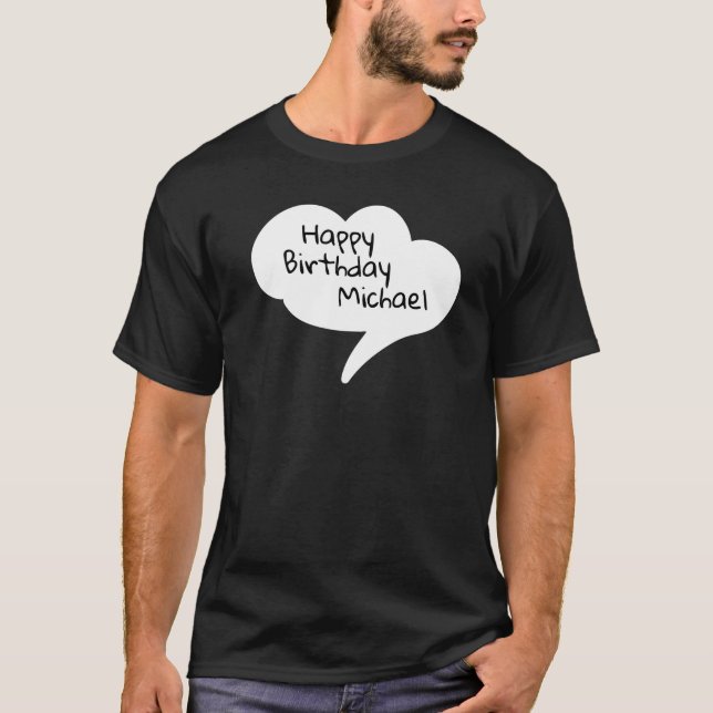 T-shirt Joyeux anniversaire Michael Gifts Michael Annivers (Devant)