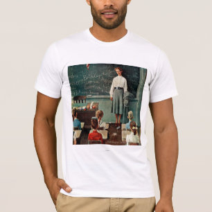 T-shirt Joyeux anniversaire, Miss Jones par Norman Rockwel