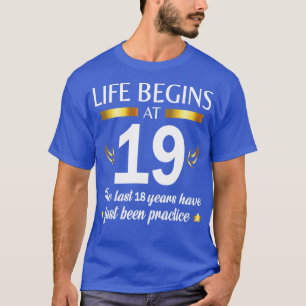 T-shirt Joyeux Anniversaire Pour Moi Vous La Vie Commence