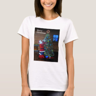 T-shirt Joyeux Arboriste de Noël Arbre Chirurgien Arbre de