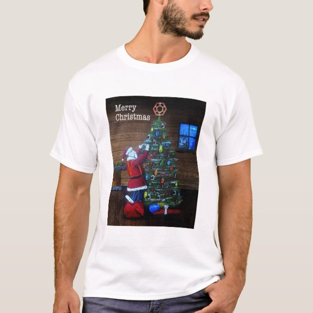 T-shirt Joyeux Arboriste de Noël Arbre Chirurgien Arbre de (Devant)