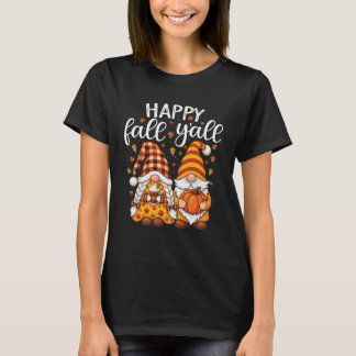T-shirt Joyeux Automne à Tous, Paire de Gnome Mignonne