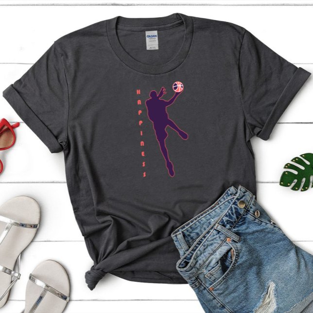 T-shirt Joyeux Basketball Tee, Tee - shirts de basket-ball (Créateur téléchargé)