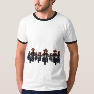 T-shirt Joyeux batteur de chimpanzé Rockin'