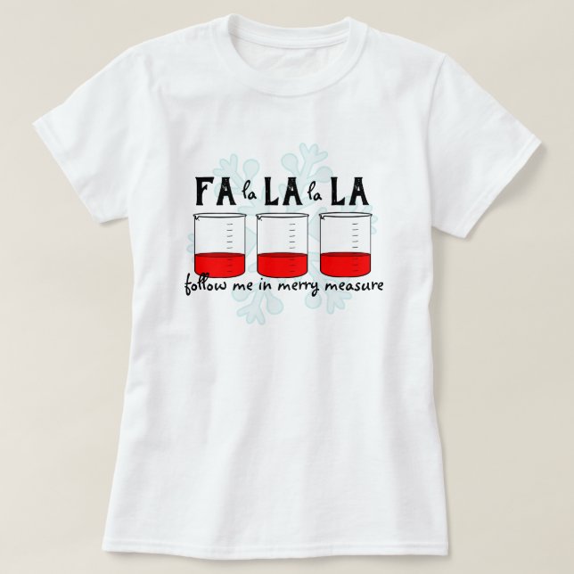 T-shirt Joyeux Beaker Mesure (Design devant)