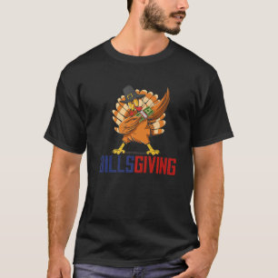 T-shirt Joyeux BillsGiving Poulet Dabbing Dinde  3