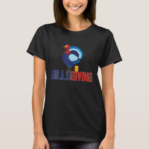 T-shirt Joyeux BillsGiving Poulet Dabbing Dinde 6