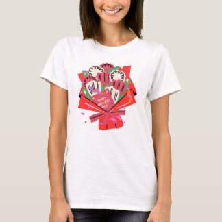 T-shirt Joyeux Bouquet de la Fête des Mères