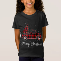 Joyeux Buffalo Red Plaid Truck Tree