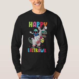 T-shirt Joyeux Bunny Dinosaur Eaux mignonnes Hommes Femmes