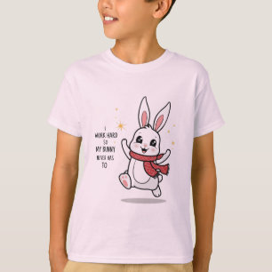 T-Shirt Joyeux Bunny - Joli Bunn Minimaliste Carto
