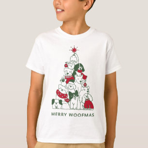 T-shirt Joyeux cadeau de Noël de chien Woofmas pour Noël