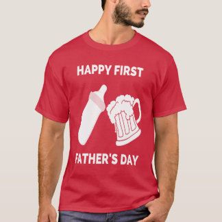 T-shirt Joyeux cadeau de première Fête des pères de la fem
