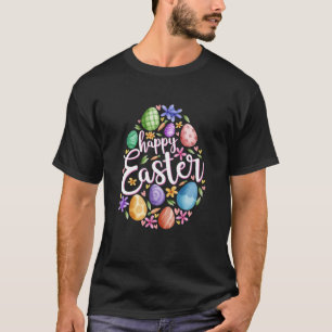 T-shirt Joyeux Cadeaux De Pâques Pour Femmes Filles Pâques