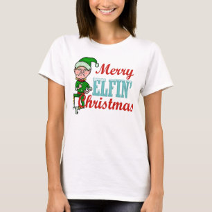 T-shirt Joyeux calembour féerique drôle de Noël