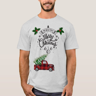 T-shirt Joyeux camion de Noël