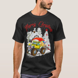 T-shirt Joyeux Camion Monster de Noël avec